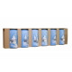 christmas candle blue 