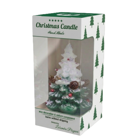 Vianočná sviečka Stromček- size L