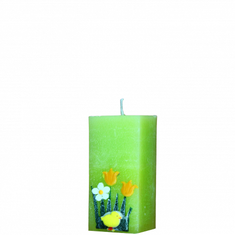 Veľkonočná sviečka Kvádrik zo setu Spring Decoration