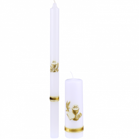 Krstová sviečka LUX set 2 ks