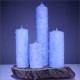 Sviečky z parafínu - modré