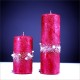 Sviečky z parafínu - červená