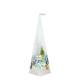 Vianočná sviečka Pyramída 256g - Zimná krajinka