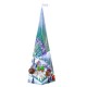 Vianočná sviečka Pyramída 500g - Zimná Krajinka